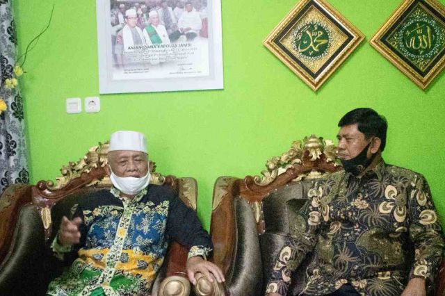 Sowan ke Ketua PW NU Provinsi Jambi, Cawagub Syafril Didoakan Menang