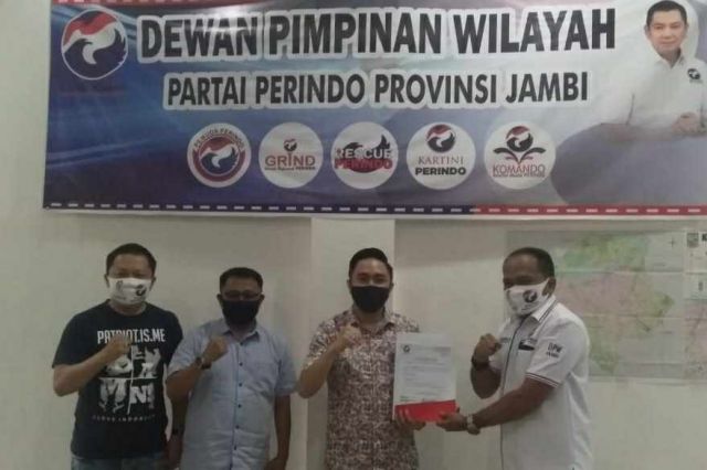 Partai Perindo Dukung Fikar-Yos di Pilwako Sungai Penuh