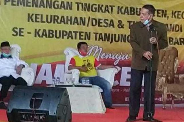 Orasi Politik di Tanjab Barat, Usman: Tolong Menangkan CE-Ratu