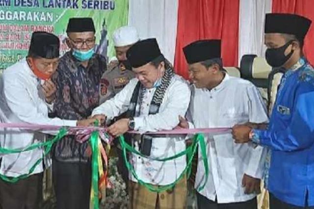 Al Haris Resmikan Gedung Serbaguna Lantak Seribu