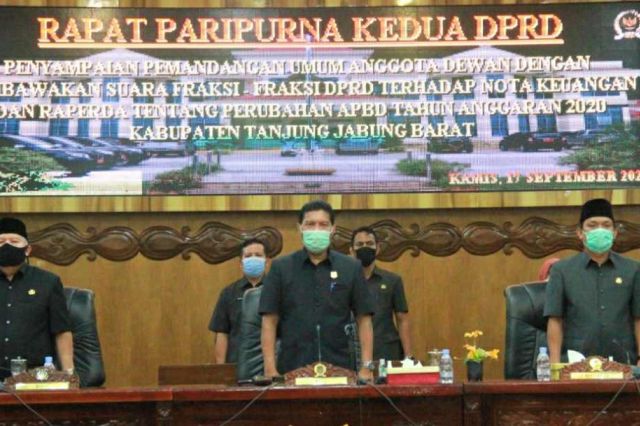 Safrial Hadiri Paripurna Nota Keuangan dan Raperda Perubahan APBD Tahun 2020