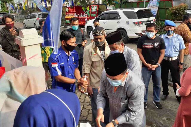 Taati Protokol Covid-19, Haris-Sani Hadiri Pelantikan Tim Koalisi Partai