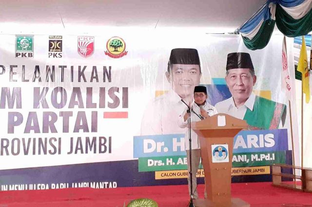 Pengukuhan Tim Koalisi Haris-Sani, H. Bakri: Semuanya Bergerak, Selesai Sudah
