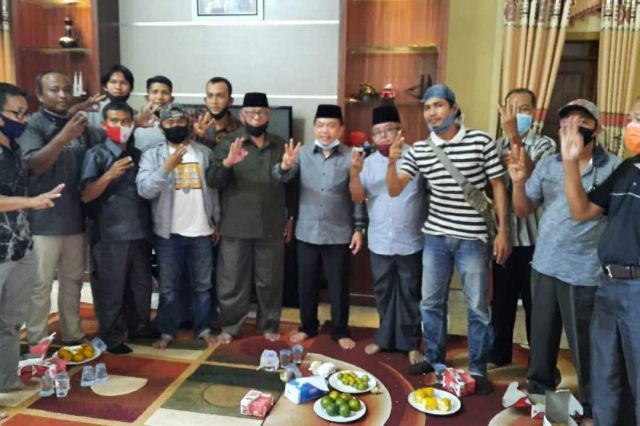Masyarakat Koto Joyo Bungo Bertekad Menangkan Haris-Sani