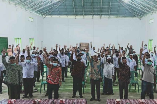 Patuhi Protokol Kesehatan, Pelantikan Tim Pemenangan Haris-Sani Dibagi Dua Sesi