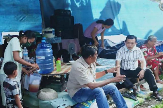 Turut Prihatin, Haris Kunjungi Pengungsi Sengketa Lahan