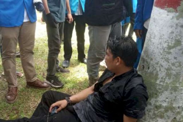 Aksi Demo Berujung Ricuh, Ketua PKC PMII Jambi Jadi Sasaran Penganiayaan