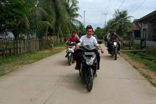 Sikap Sederhana Al Haris, Kendarai Motor Sendiri Saat Bertemu Tomas Maro Sebo Ilir