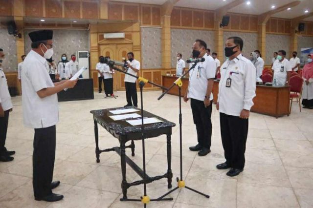 Komitmen Sukseskan Pilkada 2020, ASN Tanjab Barat Ikrarkan Netralitas