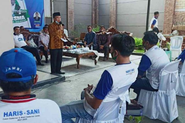 AL Haris Kukuhkan Relawan Kharisma, Amunisi Baru Pemenangan Jambi Mantap