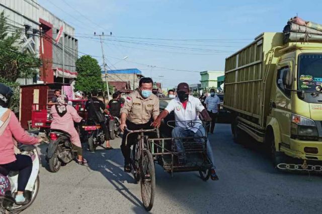 Al Haris Bawa Becak Mantapkan Tim Pemenangan di Tanjab Barat