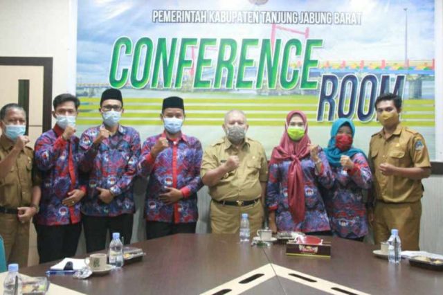 Sambut Audiensi PPDI, Bupati Tanjab Barat Harap Bisa Sinergi Bangun Desa