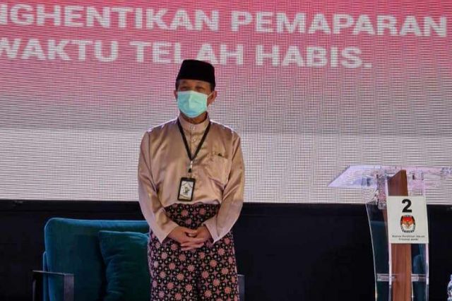 Debat Perdana Pilgub Jambi, Fachrori Sampaikan Visi Misi Jambi Berkah