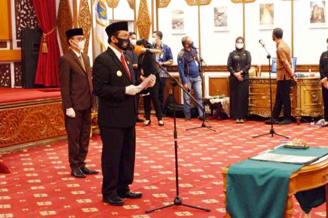 Ardy Daud Lantik Sudirman Sebagai Sekda Provinsi Jambi