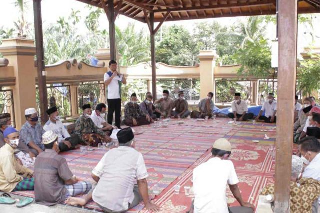 Teriakan 'Hidup Jenderal' Menggema Saat Safari Politik Syafril Nursal di Rantau Panjang