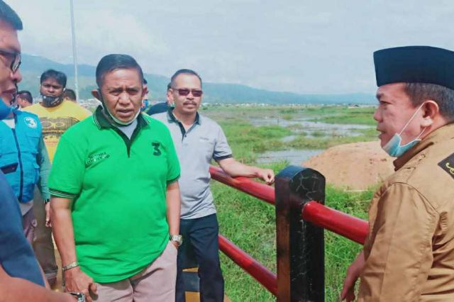 Al Haris Kaji Pemanfaatan Rawa di Cangking dan Normalisasi Sungai Batang Bungkal dan Merao