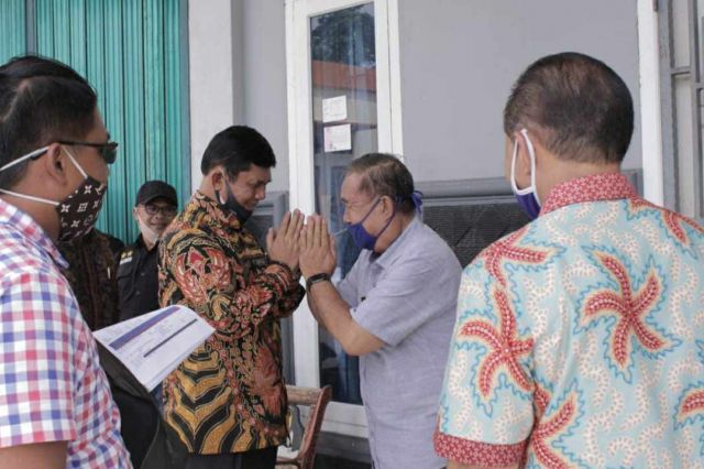 Syafril Nursal Sialturahmi ke Kediaman Ketua Tim Pemenangan CE-Ratu di Kerinci