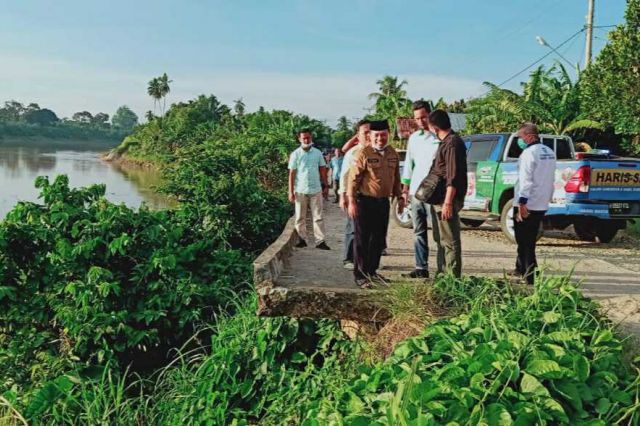 Keliling Sumay-Tebo Ulu-Serai Serumpun, Al Haris Pantau Titik Rawan Jalan Padang Lamo