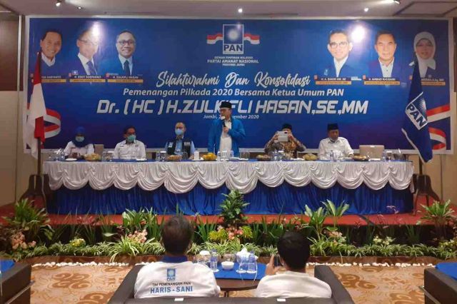 Zulhas Tegaskan Anggota DPRD PAN Wajib Menangkan Al Haris-Sani