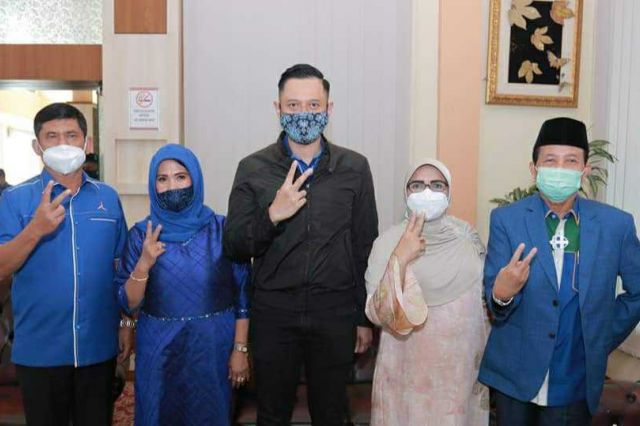 AHY Pinta Kader Demokrat Bergerak Door To Door Menangkan Fachrori-Syafril