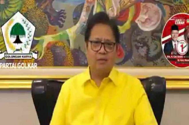 Ketum Golkar Airlangga Hartarto Himbau Masyarakat Jambi Coblos CE-Ratu