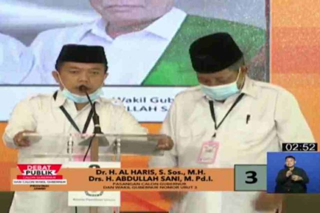 Tanpa Teks, Al Haris Sampaikan Program Prioritas untuk Penanganan Pandemi Covid-19