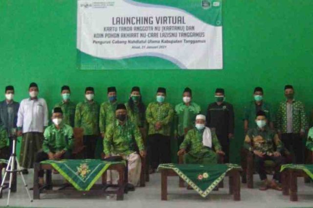 Momentum Harlah Ke-95, PCNU Tanggamus 'Tanam Pohon Akhirat’