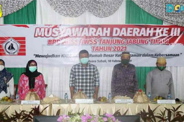 Bupati dan Wakil Bupati Tanjab Timur Hadiri Musda Ke III KKSS/IWSS Tanjab Timur