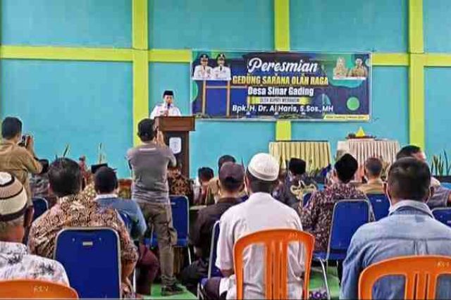 Bupati Al Haris Akan Perpanjang Jalan Sinar Gading Tabir Selatan