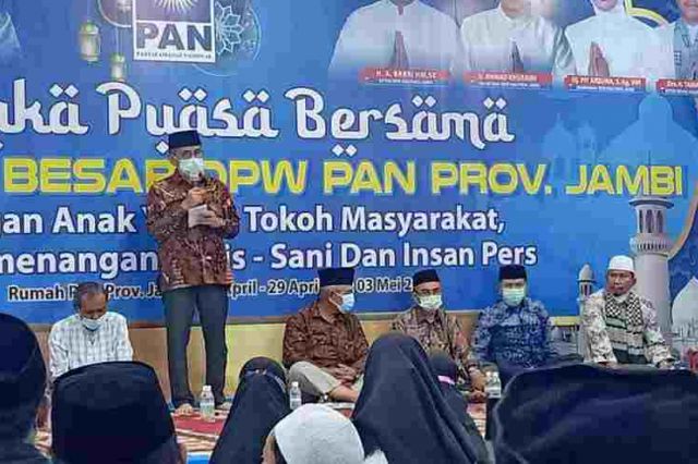 Keluarga Besar PAN Gelar Buka Puasa Bersama dengan Tim Pemenangan Al Haris-Sani