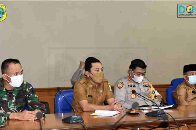 Sekda Tanjab Timur Ikuti Rakor Prokes dan Penanganan Covid-19 Bersama Mendagri