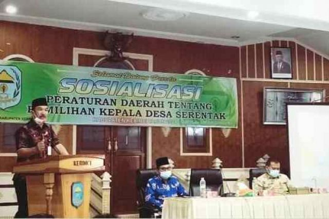 Sekda Asraf Buka Sosialisasi Perda Pilkades Serentak Kabupaten Kerinci 2021