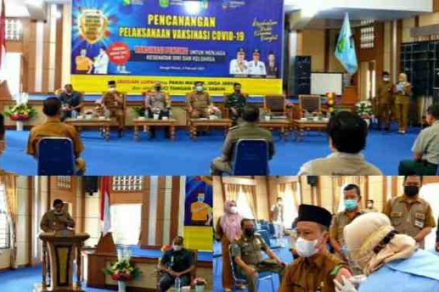 Pemkot Sungai Penuh Gelar Pencanangan Dimulainya Pelaksanaan Vaksinasi Covid-19