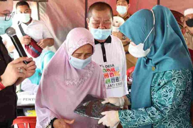 Ketua TP PKK Tanjab Barat Ajak Masyarakat Sukseskan Pekan Vaksin Lansia