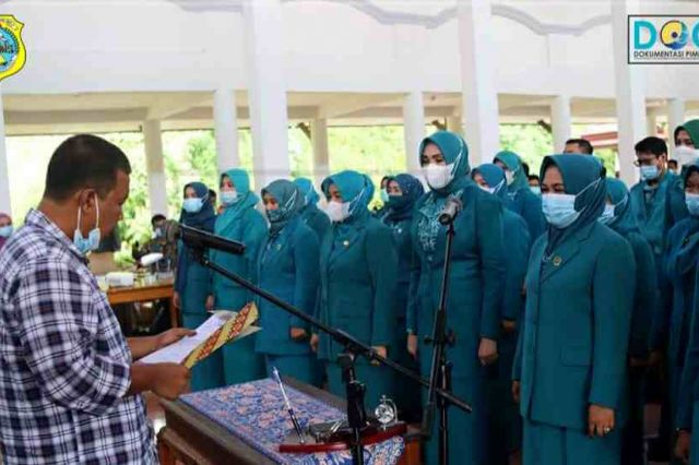 Bupati Romi Lantik Pengurus TP-PKK Kabupaten Tanjab Timur