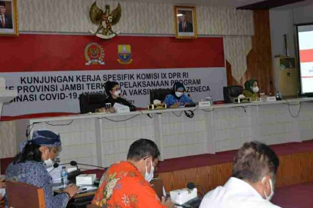 Komisi IX Datangi Provinsi Jambi Terkait Pelaksanaan Vaksinasi Covid-19