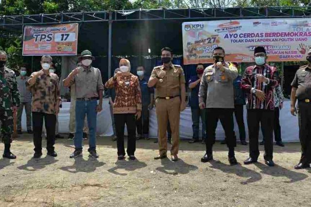 Pj Gubernur Lakukan Peninjauan PSU Pilkada 2020 Provinsi Jambi