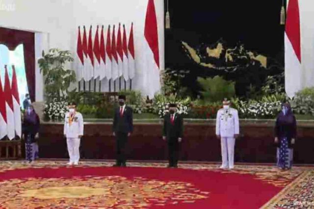 Presiden Jokowi Lantik Al Haris-Abdullah Sani  Sebagai Gubernur dan Wagub Jambi