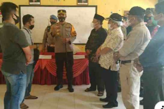 Wakil Bupati Kerinci Ami Taher Bersama TNI/Polri Pantau Lokasi PSU di TPS Pondok Beringin