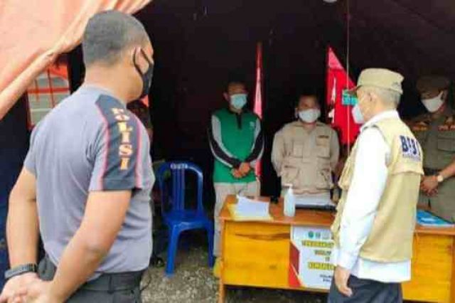 Bupati Adirozal Pantau Pos Penyekatan Perbatasan Kerinci – Solok Selatan