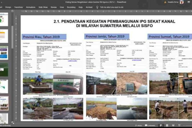 BRGM Wilayah Sumatera Gelar Dialog Virtual Tentang Pengelolaan Lahan Gambut