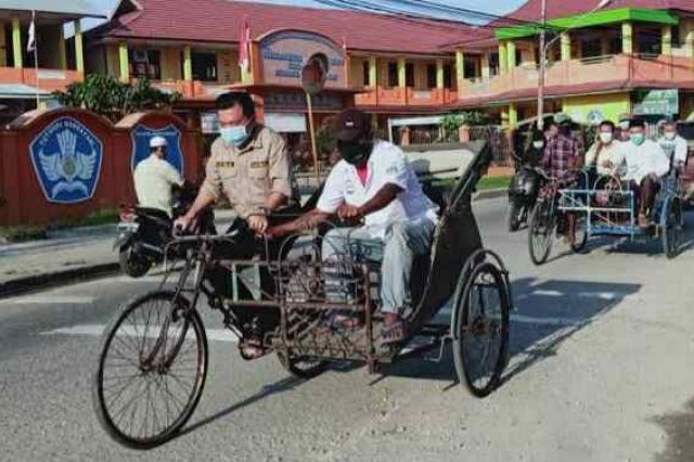 Pinta Al Haris ke Anwar Sadat: Jadikan Becak Destinasi Wisata di Kuala Tungkal