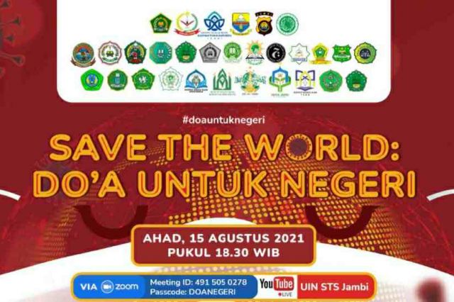 UIN Jambi Gelar Doa Bersama untuk Keselamatan Bangsa dari Wabah Covid-19