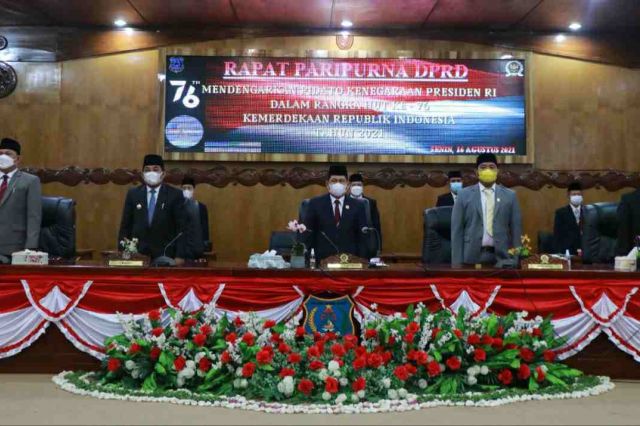 Bupati Anwar Hadiri Pidato Kenegaraan Presiden Jokowi