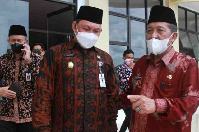 Wabup Hairan Dampingi Wagub Abdullah Sani Tinjau Persiapan MTQ ke 50 Tingkat Provinsi Jambi