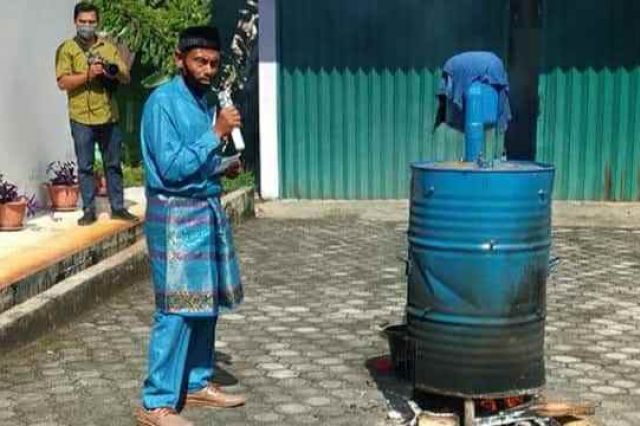 Penyuling Cuka Kayu, Merangin Masuk 10 Besar Lomba TTG Nasional