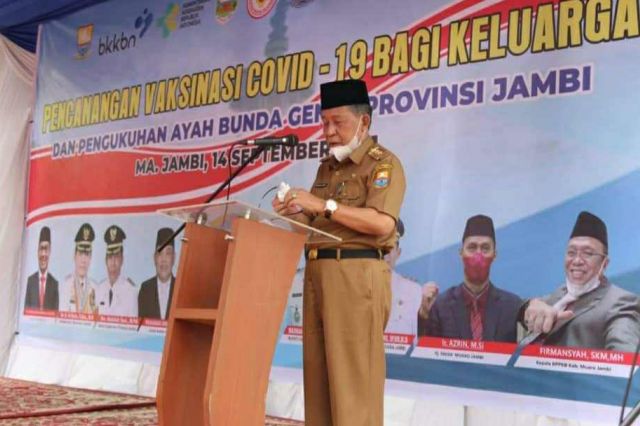 Wagub Abdullah Sani Canangkan Vaksinasi Covid-19 Bagi Keluarga
