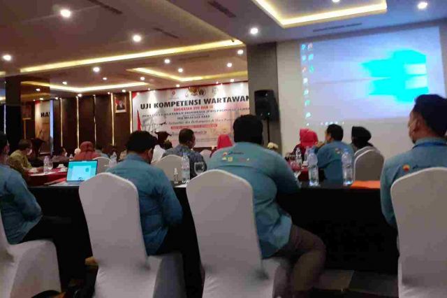 Dilaksanakan dengan Prokes Ketat, 48 Peserta Ikuti UKW Angkatan VIII dan IX PWI Provinsi Jambi