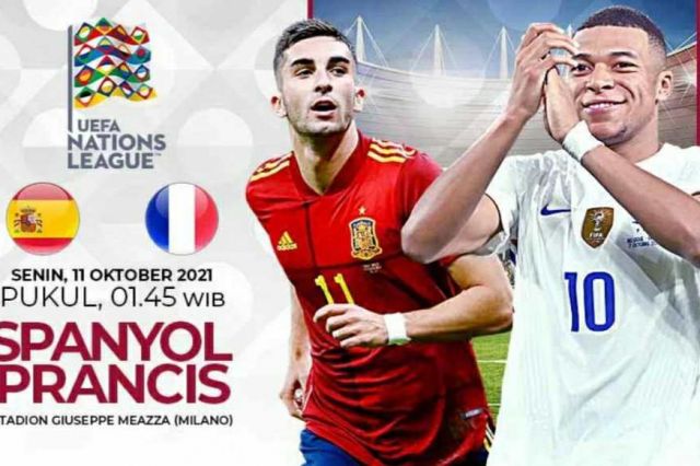 Link Nonton Final EUFA Nations League Spnayol vs Prancis