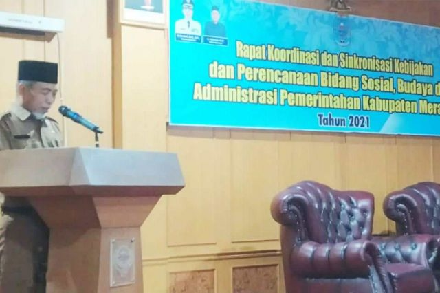 Bupati Mashuri Buka Rakor Sinkronisasi Kebijakan dan Perencanaan